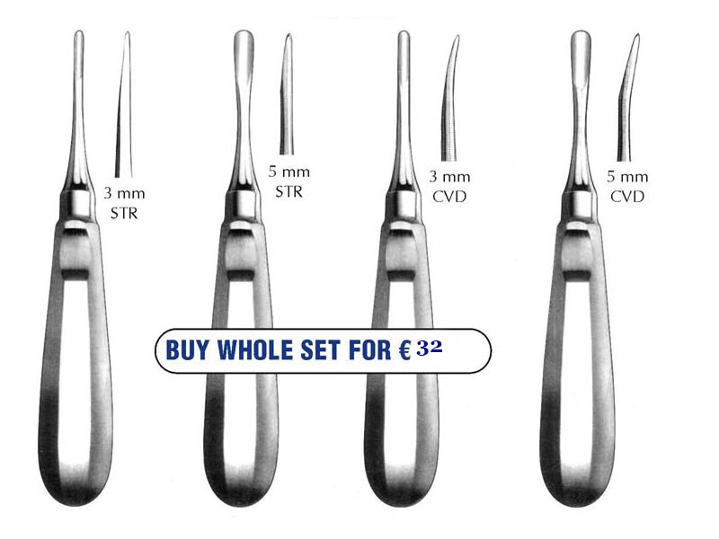 Dental Luxators Set Sark Dental