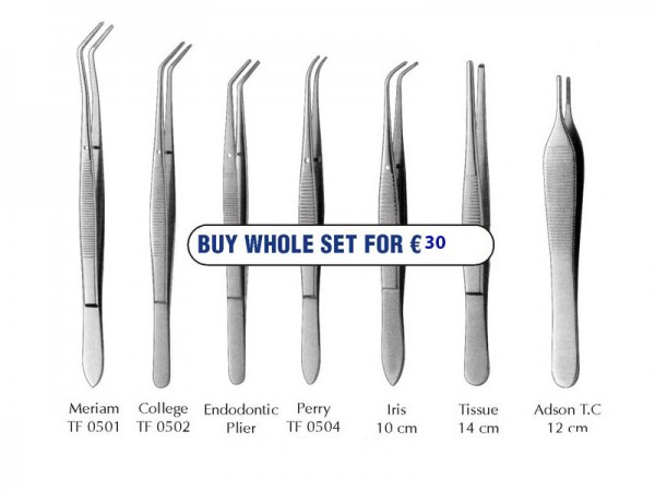 Tissue-forceps-set. Tissue-forceps-set.